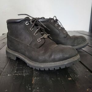 Timberland Nellie Chukka Black Boots Waterproof Anti-fatigue Ankle Women's 7